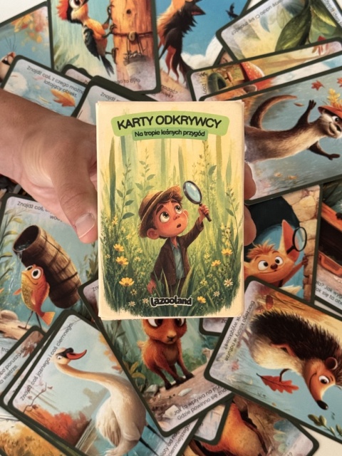 KARTY ODKRYWCY W PRZYRODZIE - Na tropie leśnych przygód